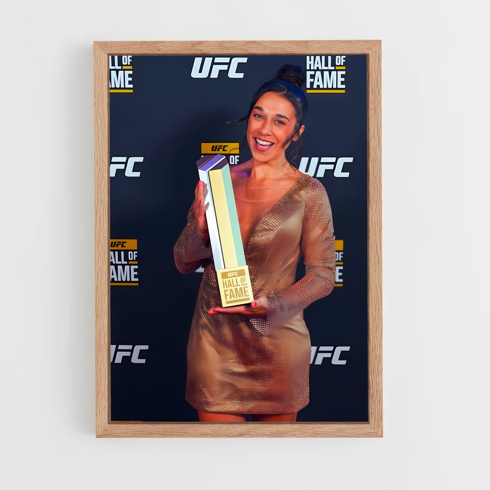 Poster Hall of Fame: Joanna Jędrzejczyk – affiche MMA (vue 4)
